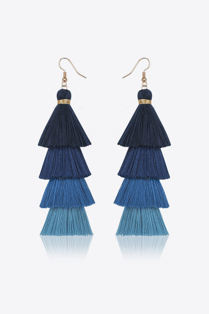 Layered Tassel Earrings