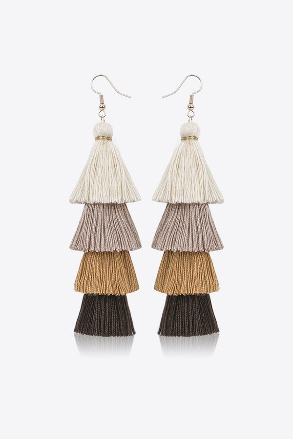 Layered Tassel Earrings