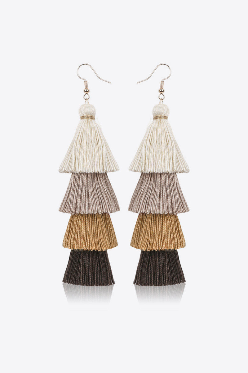 Layered Tassel Earrings