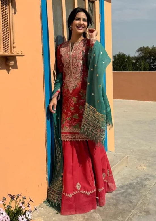 Zara Shahjahan PHOOL KARI - 13B - Summer Lawn