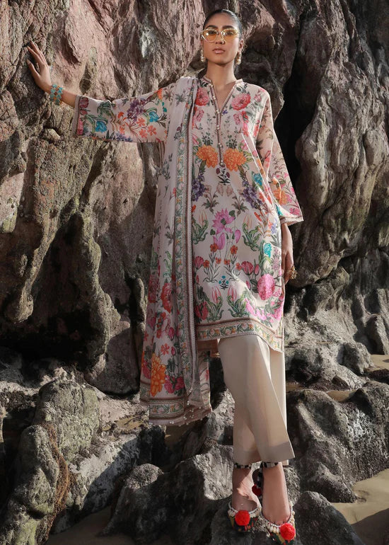 Sana Safinaz H241-019B-3CS - Summer Lawn