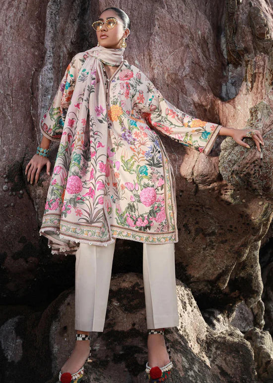 Sana Safinaz H241-019B-3CS - Summer Lawn