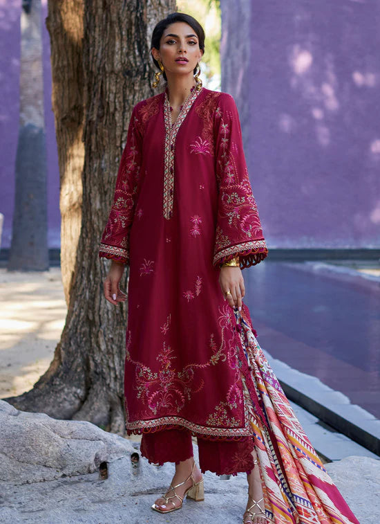 Farah Talib Aziz Enzo Red - FTA 02 - Summer Lawn