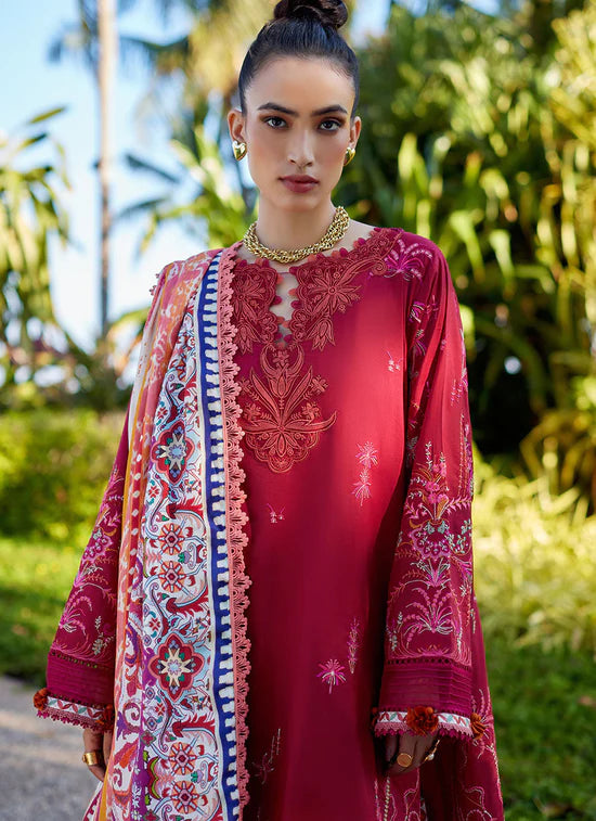 Farah Talib Aziz Enzo Red - FTA 02 - Summer Lawn