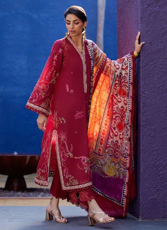 Farah Talib Aziz Enzo Red - FTA 02 - Summer Lawn