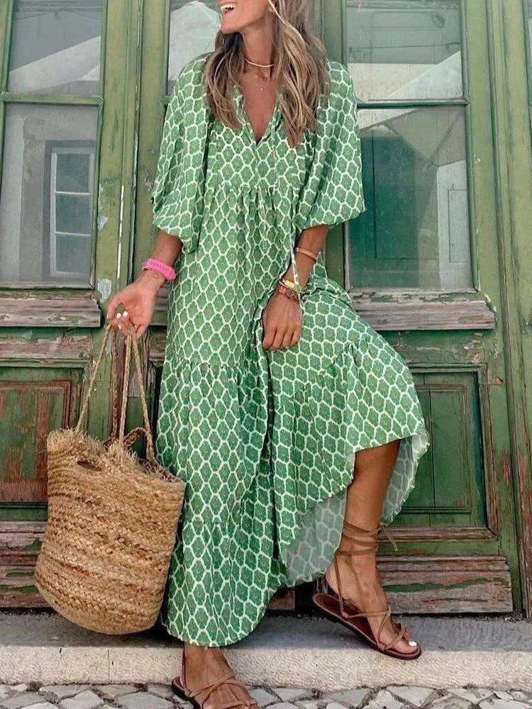 Loose Boho Casual Dress