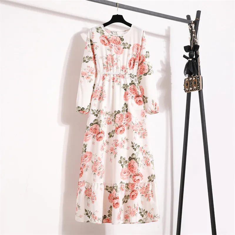 Women Floral Printed Maxi Dresses