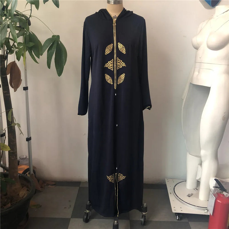 Muslim Embroidery Dress Jellaba Kaftan