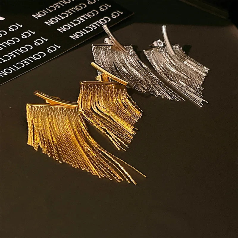 Fashion Statement Gold Color Earrings