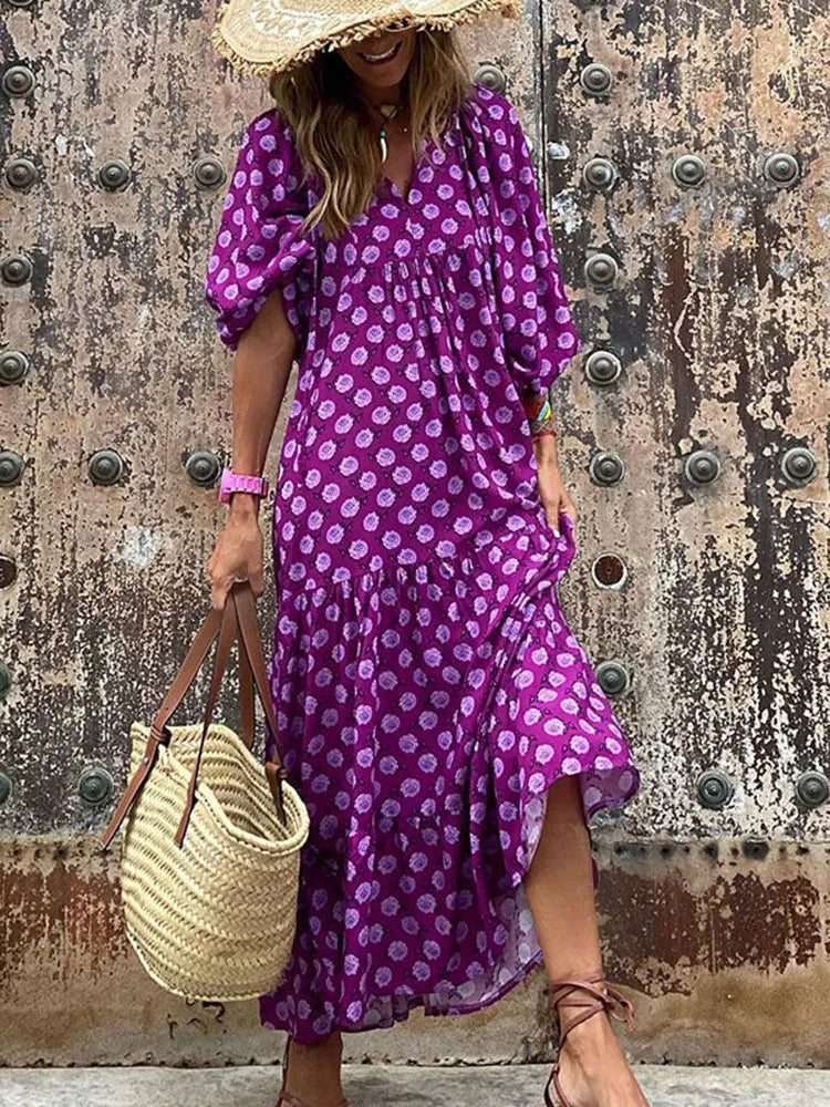 Loose Boho Casual Dress