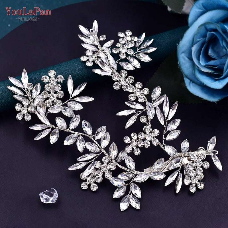 Alloy Flower Bridal Hair Clips