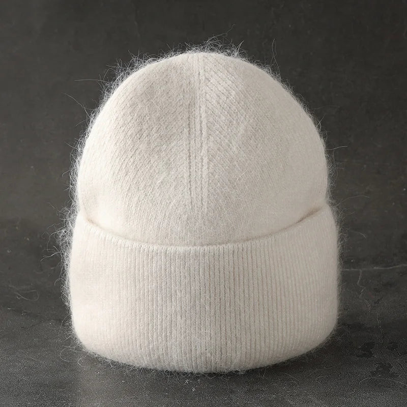 Women's Rabbit Fur Fluffy Hat