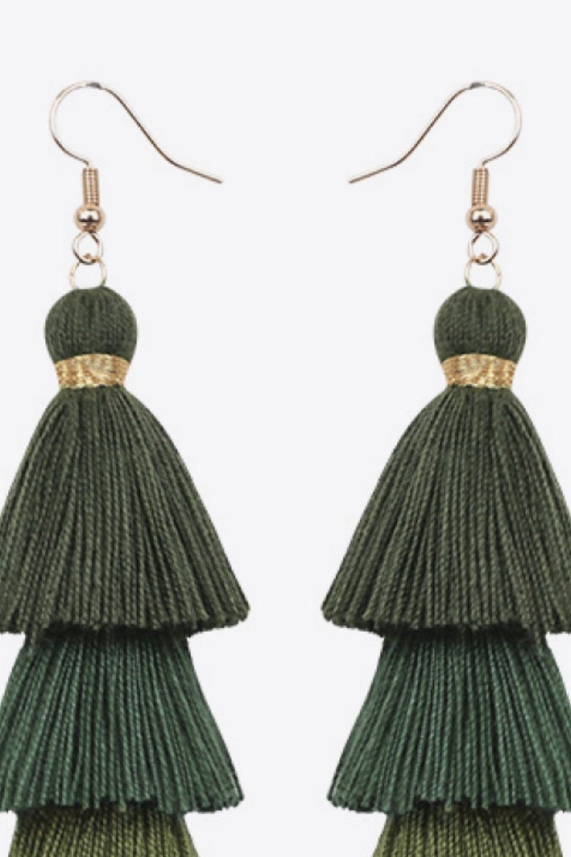 Layered Tassel Earrings