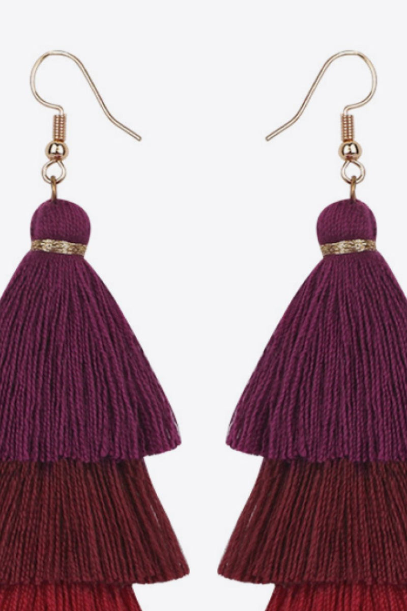 Layered Tassel Earrings