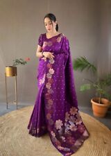 Heavy Indian Pakistani Ethnic Party Wear Women Saree Wedding Designer Bollywood