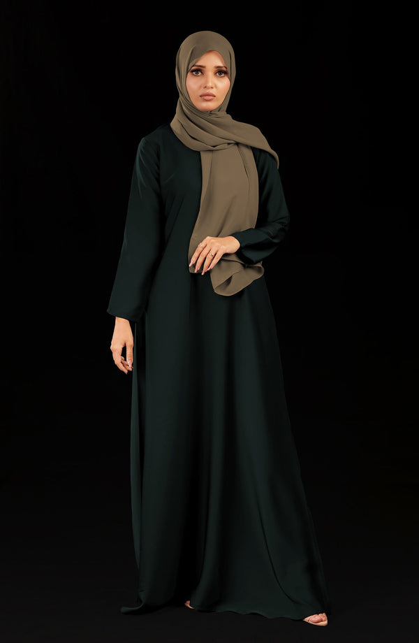 Zinc Front Closed Abaya
