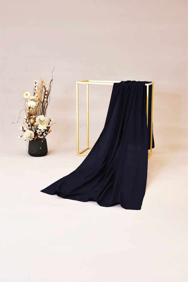 Navy Blue Signature Hijab